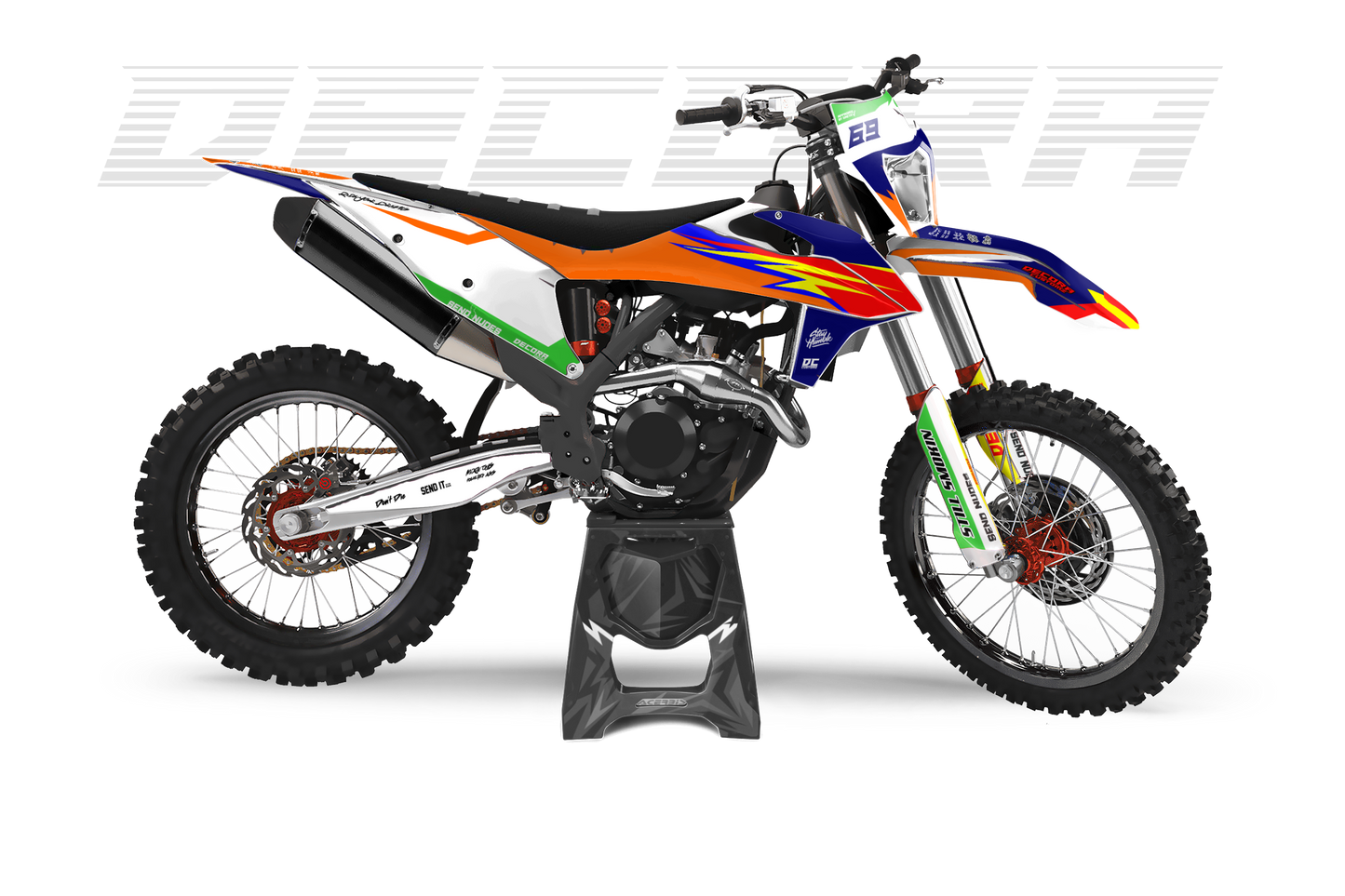 HILLCLIMB - SEMI CUSTOM GRAPHICS KIT