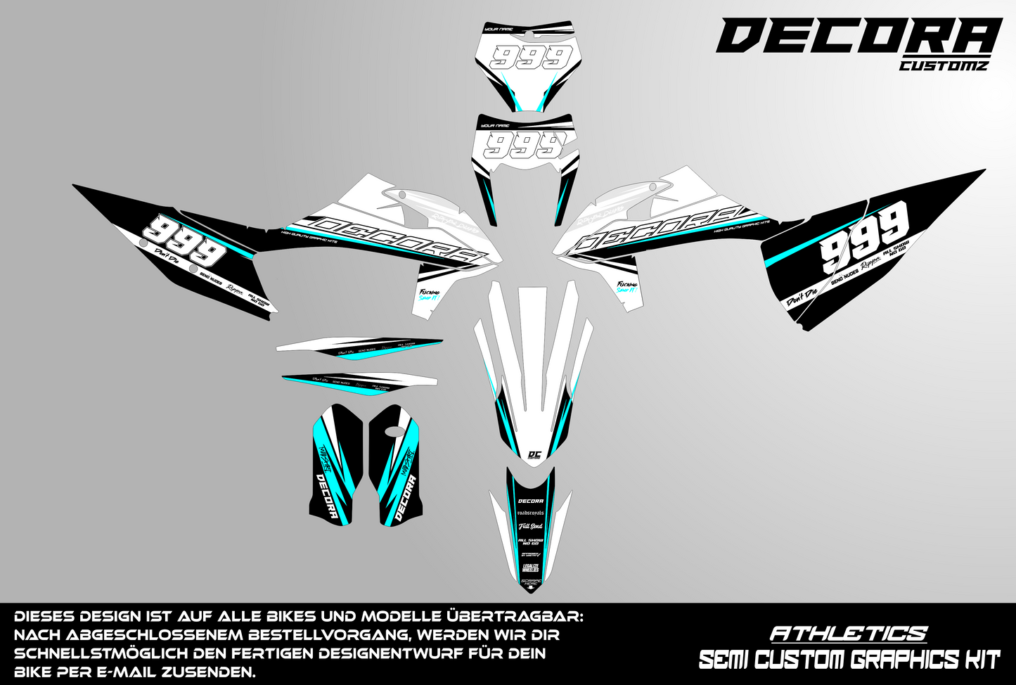 ATHLETICS - SEMI CUSTOM GRAPHICSKIT