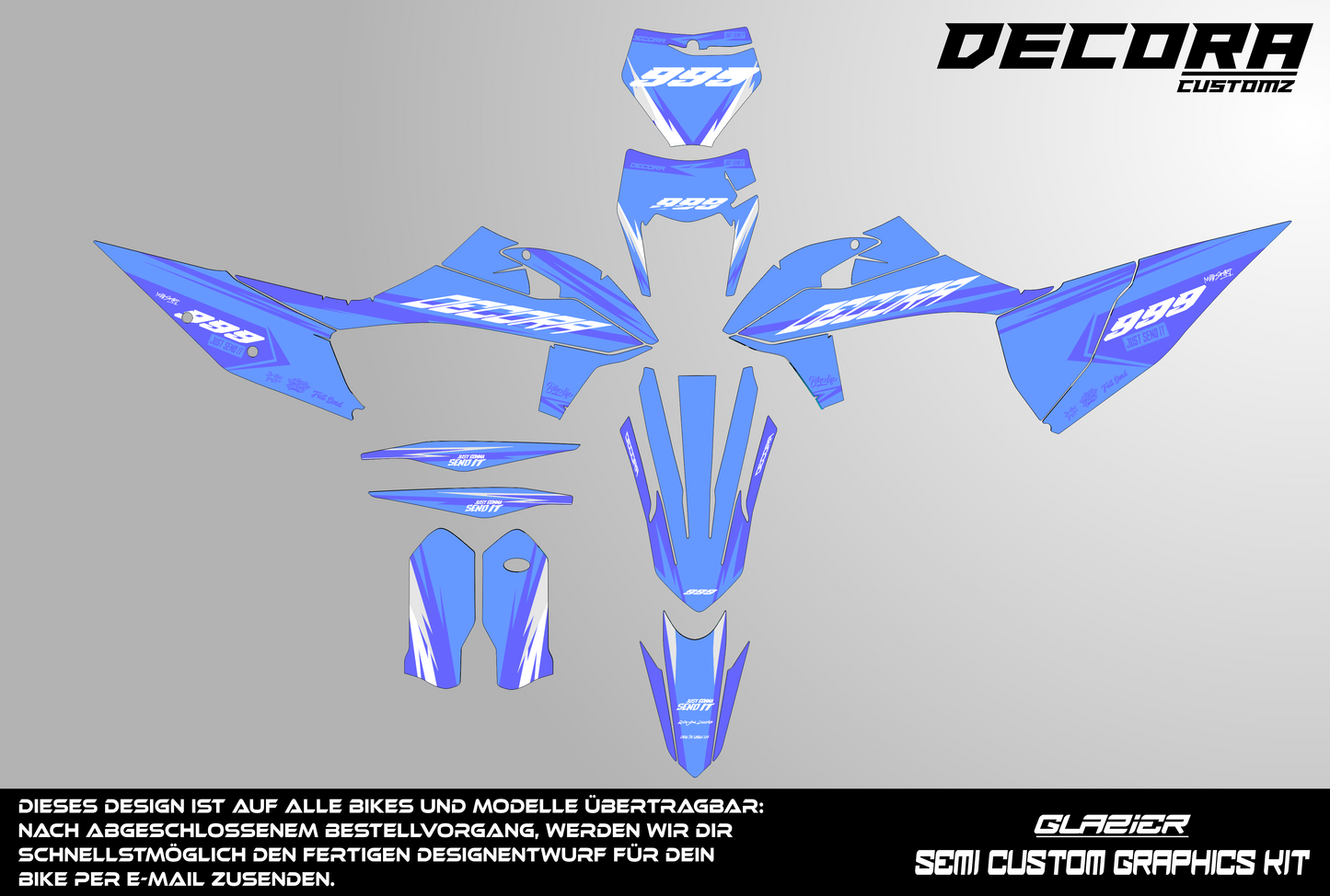 GLAZIER - SEMI CUSTOM GRAPHICSKIT