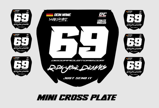 Mini MX Plate Sticker 15x