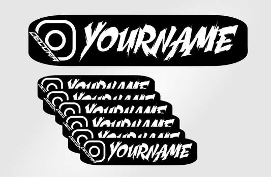 Nametags V1 Sticker 15x