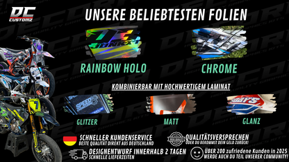 FULL CUSTOM GRAPHICS (ANZAHLUNG STREETBIKES/KARTS/QUADS etc..)