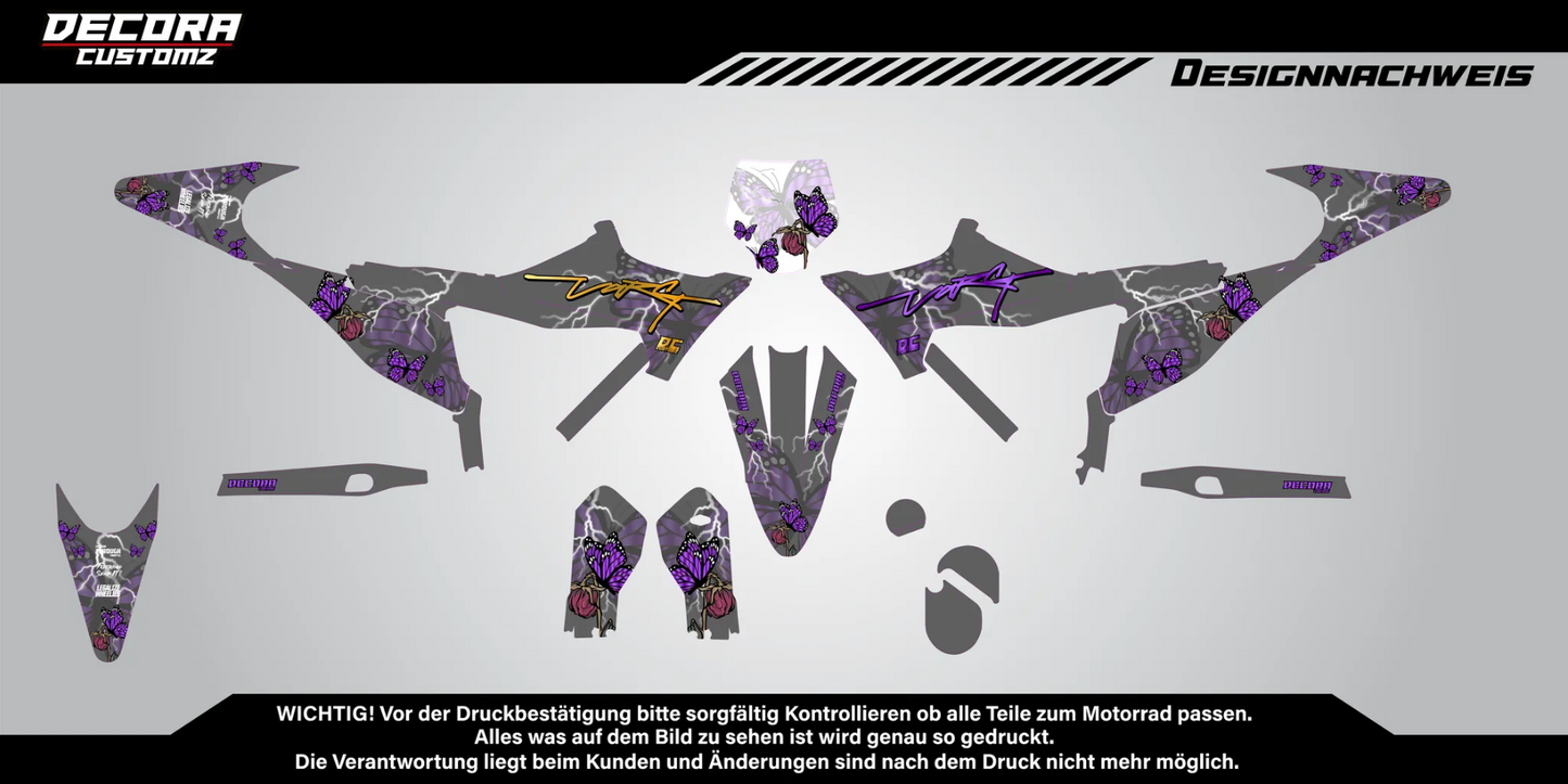 DARK BLOOM - SEMI CUSTOM GRAPHICSKIT