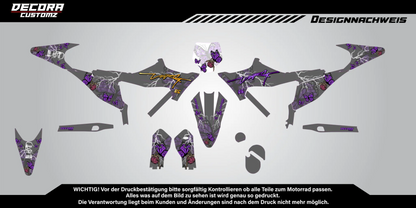 DARK BLOOM - SEMI CUSTOM GRAPHICSKIT