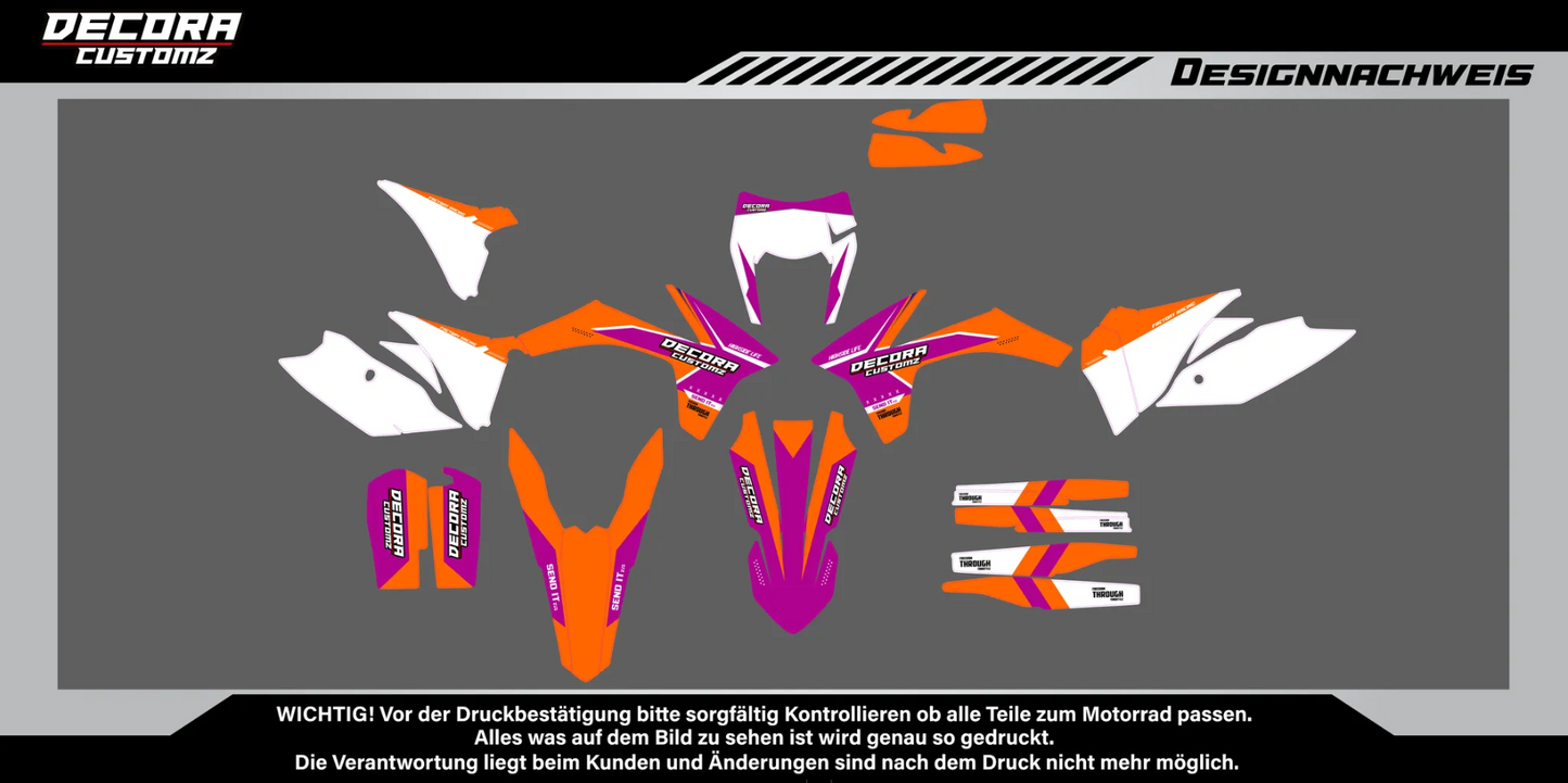 SUNSET SEMI CUSTOM GRAPHICSKIT