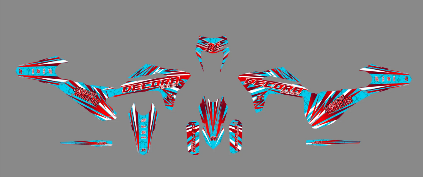 ICEFIRE BURST - SEMI CUSTOM GRAPHICSKIT