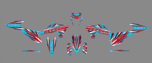 ICEFIRE BURST - SEMI CUSTOM GRAPHICSKIT