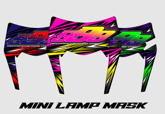 Mini Lichtmasken Sticker 15x